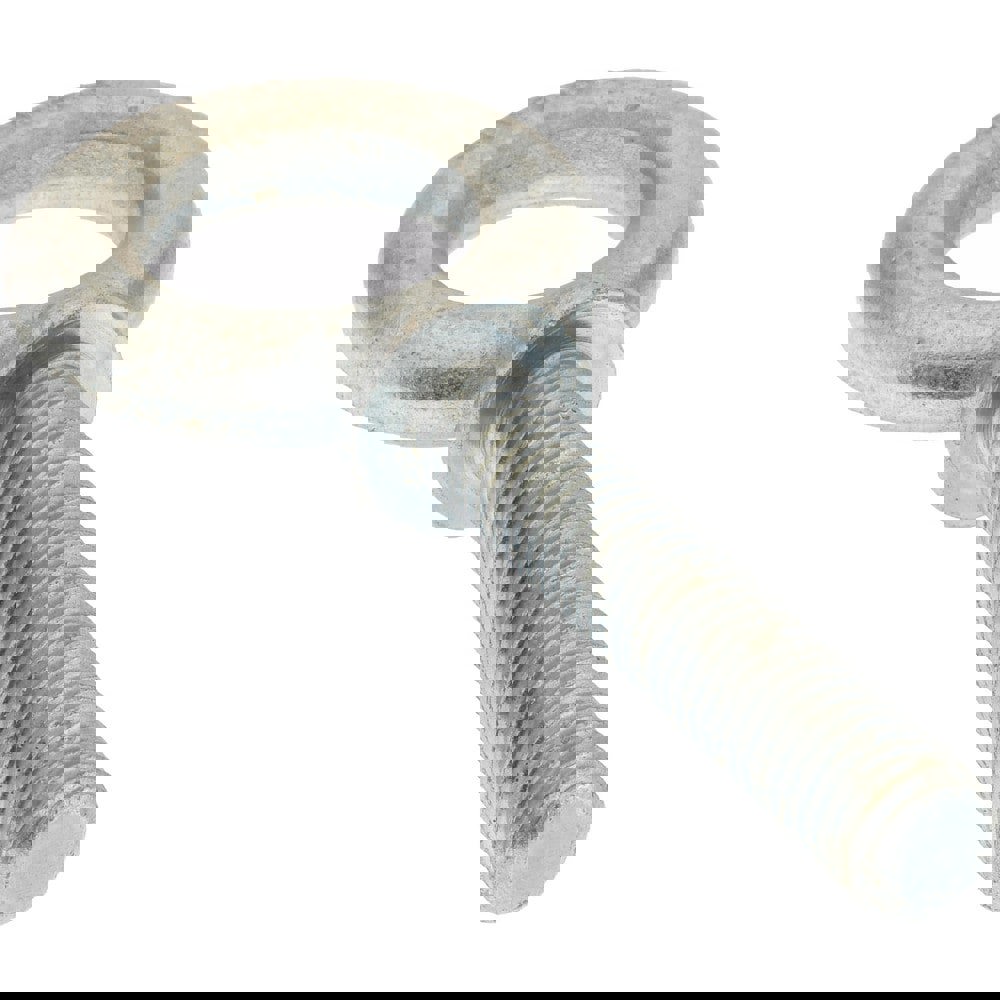 Fixed Lifting Eye Bolt: With Shoulder, 3,200 lb Capacity, 9/16-12 Thread, Grade C-1035 Steel